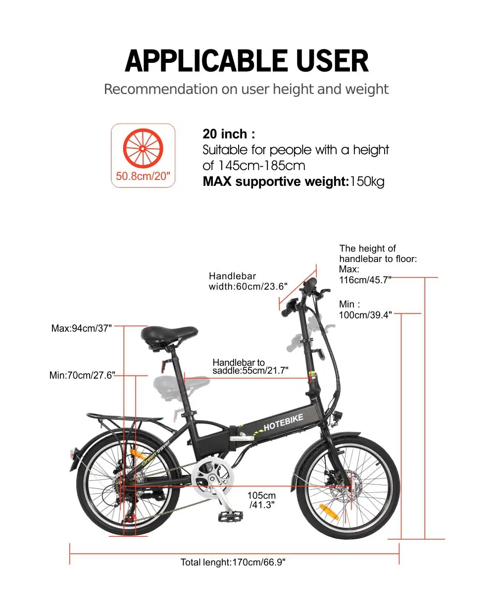 New Shuangye Mini Light Weight Electric Bicycle with CE En 15194