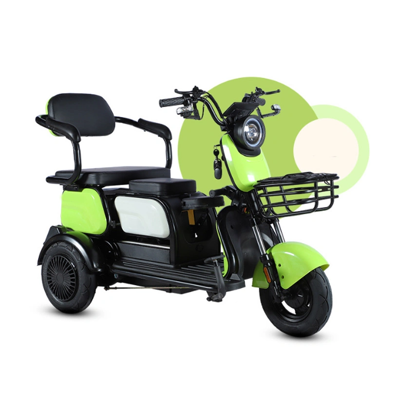 Electric Wheel Food Bike with Three for Kids Tricycles Motor Adult Passenger Seat Kit Back Children 3 MID Drive Solar Tricycle