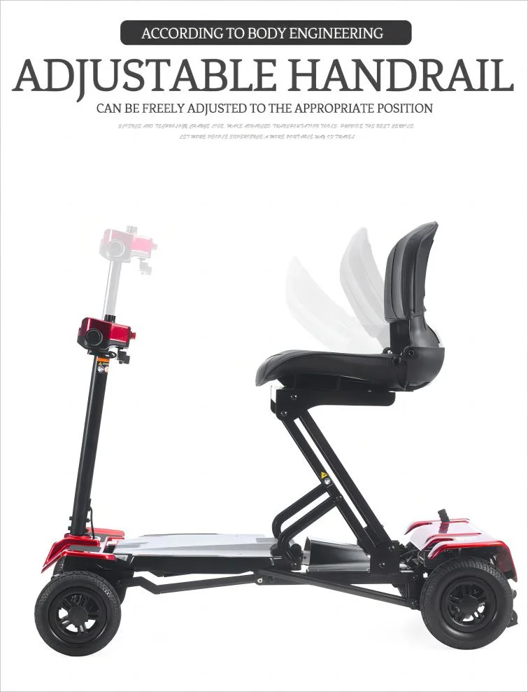 Caremoving Medical Adult 4wheel Electric Scooter Handicap Four Wheel Mobility Scooter for Disabled