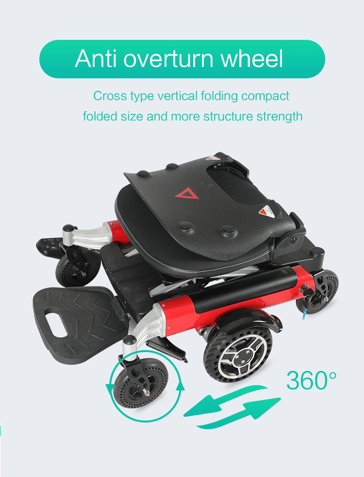 Electric Folding Four Wheel Scooter for The Elder or Disabled Mobility Scooter
