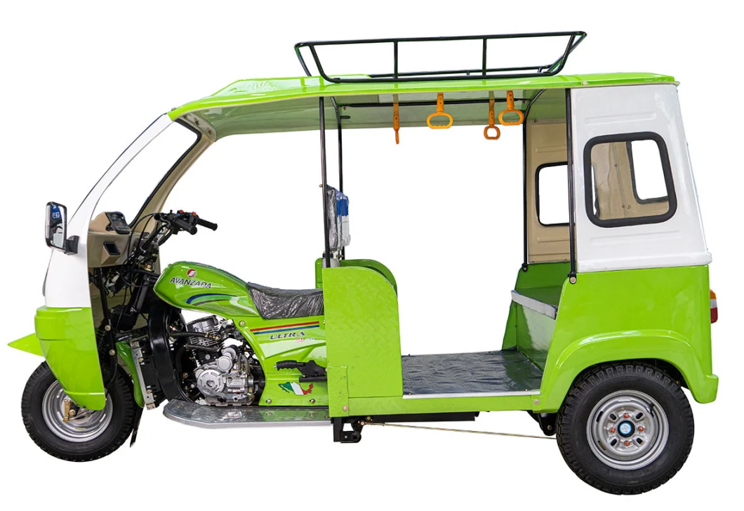 Gasoline Passenger Motorized Tricycles for Sale 150cc/200cc/250cc Zongshen Engine Bajaj Tvs Tuktuk