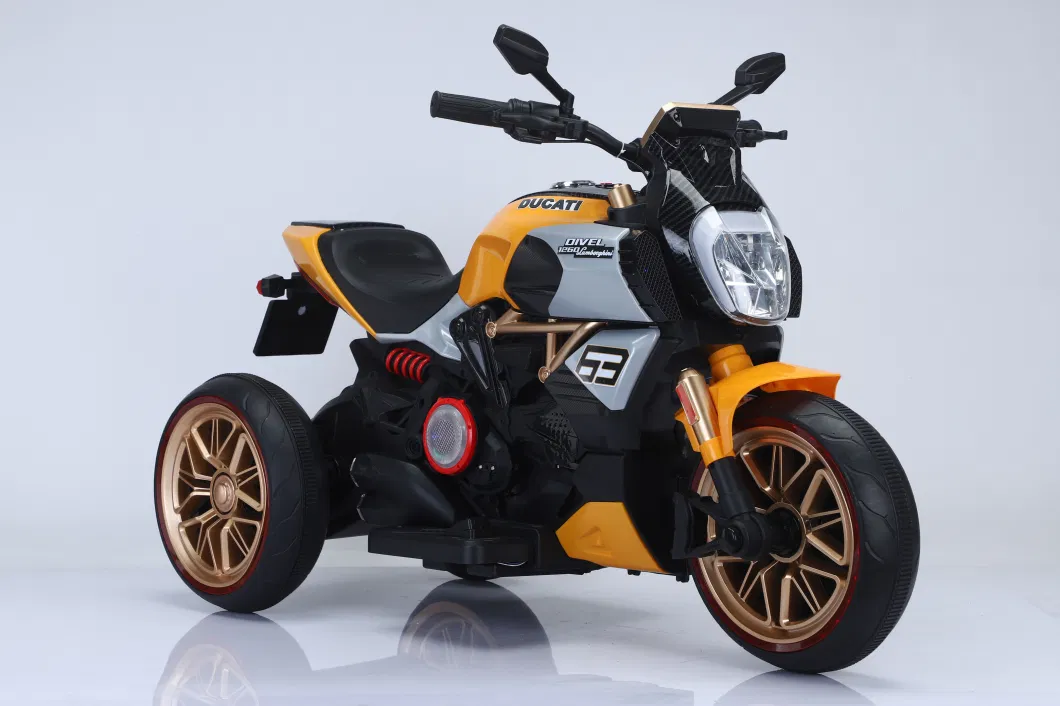 Kids Electric Motorcycle Large Boys Girls Baby Christmas Rechargeable Three-Wheeled Motorcycle Electric for Kids