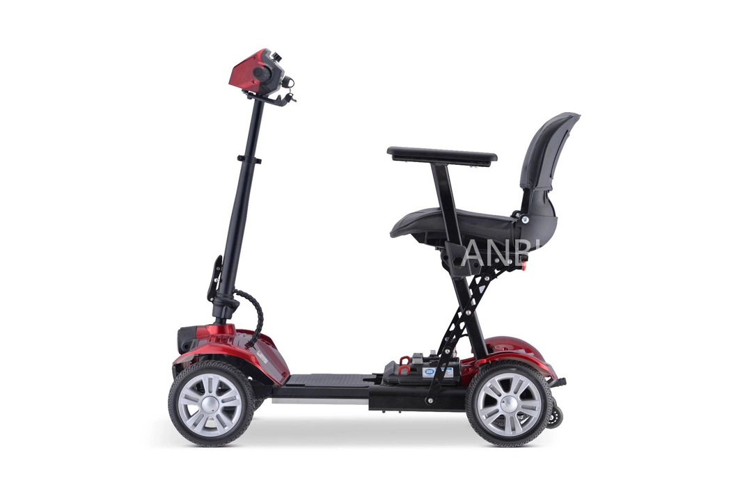 Chinese Mini Folding Four Wheel Mobility Electric Bike Scooter with Pedal