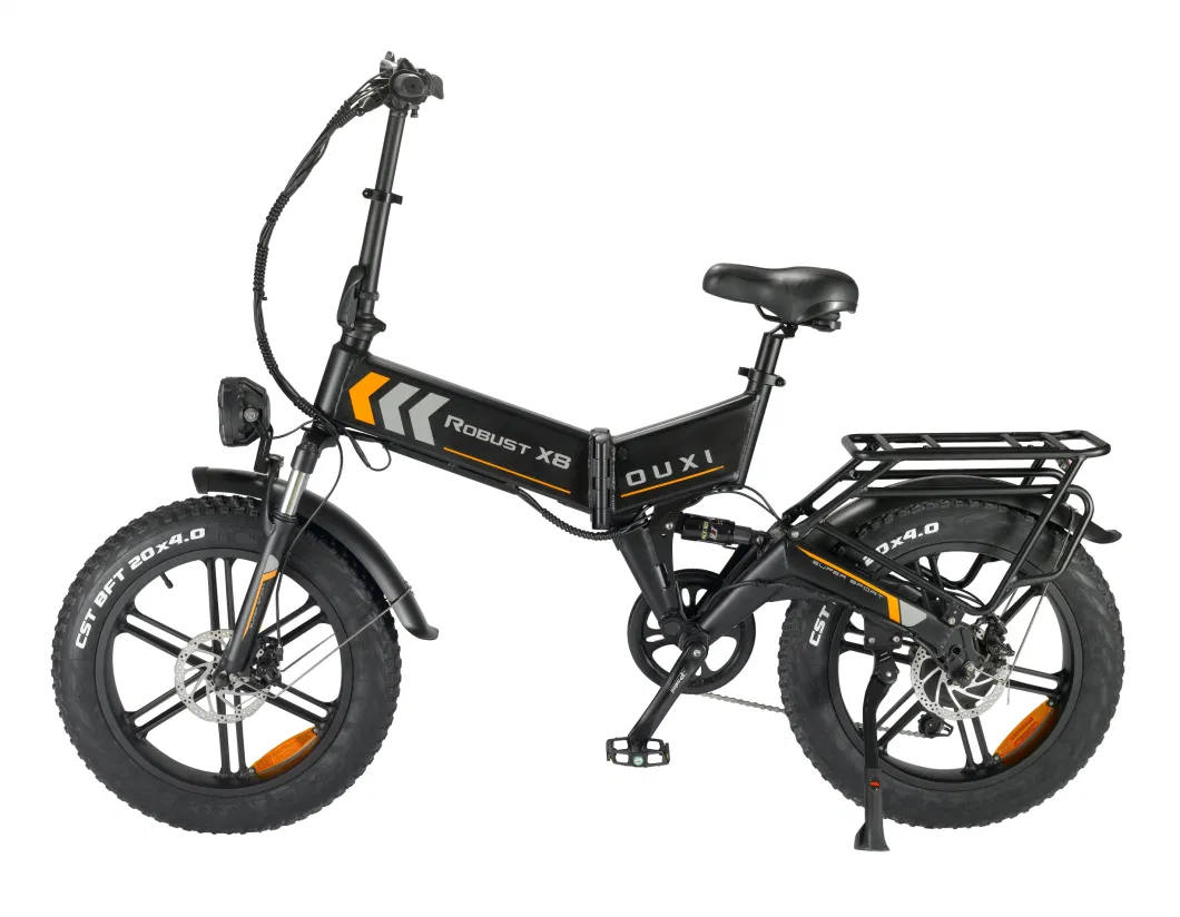 Fat Tyre Electric Bike 20&prime;&prime; Aluminum Alloy Frame Folding Ebike