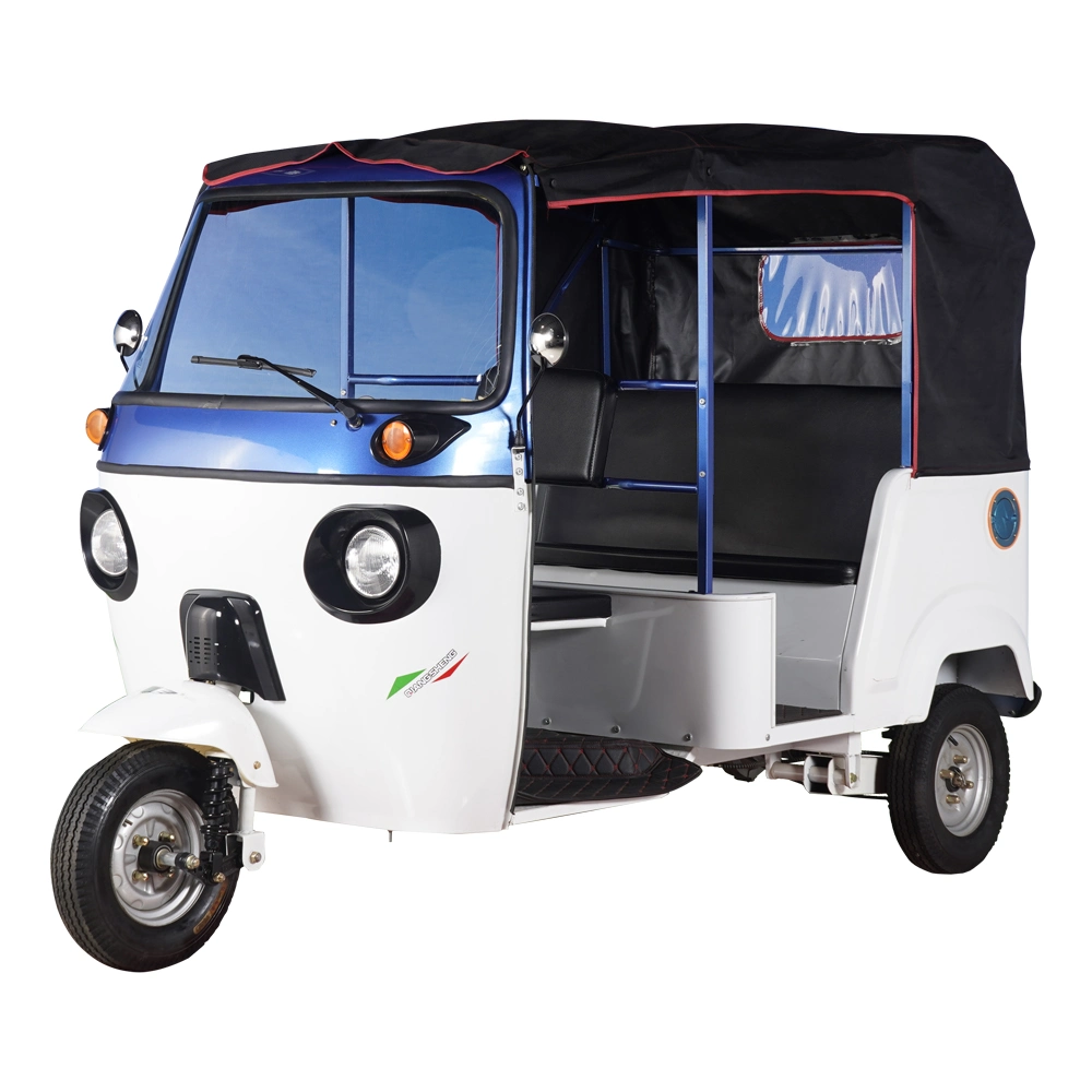 2023 Bajaj E Rickshaw Adult Small Bus 3 Wheel Scooter The Elderly Mini Electric Motor Tricycle Battery Power Bike for Sale From QS Factory