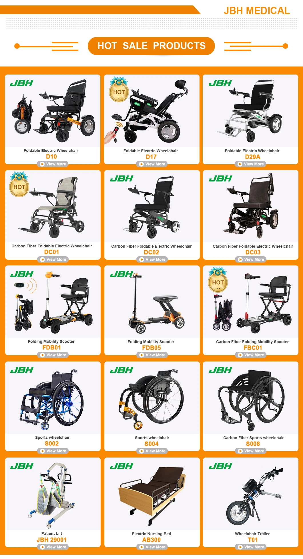 Outdoor Scooter Electric Mobility Handicapped Folding Power Wheelchair