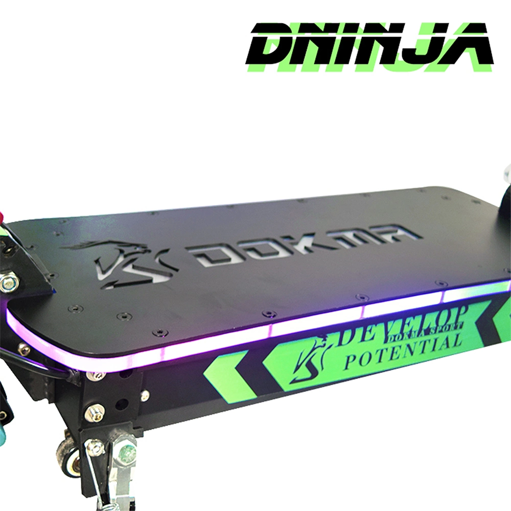 Dokma 72V 11 Inch 2wheel Scooter Dual Motor Fast Dninja Electric Scooter for Adult