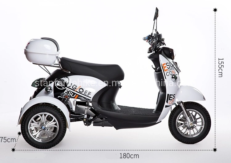 Newest Passenger Handicapped Adult Electric 3 Wheel Bicycle Three Electric Scooter Gas Motor Trike Cargo Bike Motorcycle Scooter Tricycle