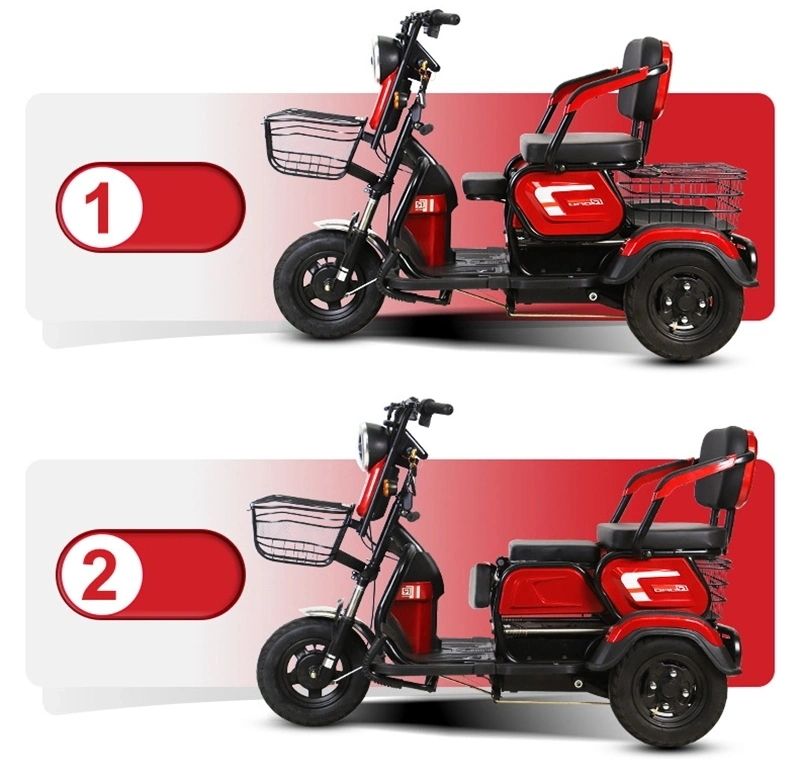 Manufacturer Supply 3 Wheel Electrico Triciclo Electric Tricycle for Elderly Adults