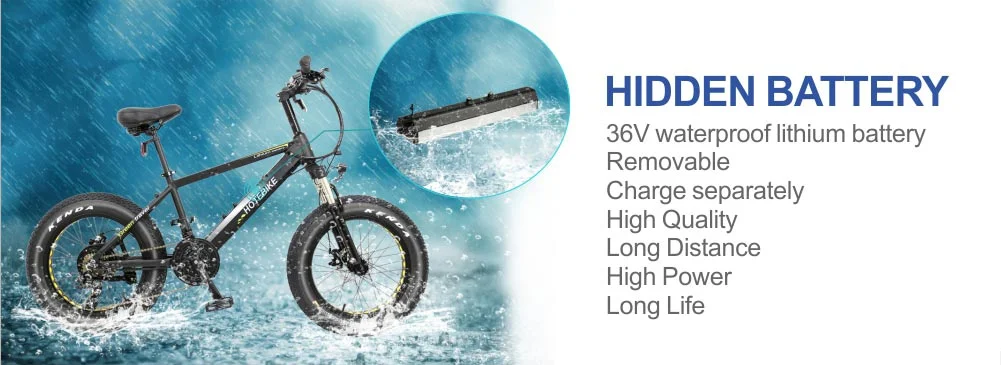 off-Road Electric Dirt Bike Upgrade 20inch Anti-Slip Tires Electric Bike