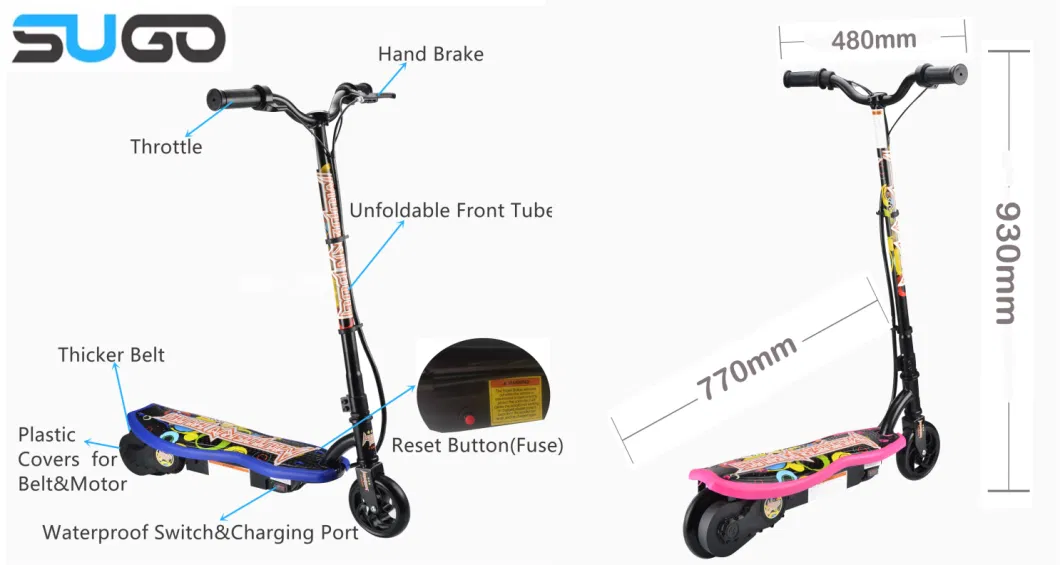 Walmart Hot Sale Two Wheel Scooter Electric Unfolding Kids Electric Scooter