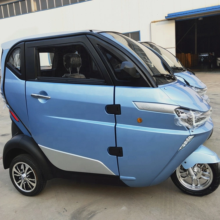 Good Quality 3000W Motor Enclosed Cabin Elelctric Two Seat Adult Tricycle