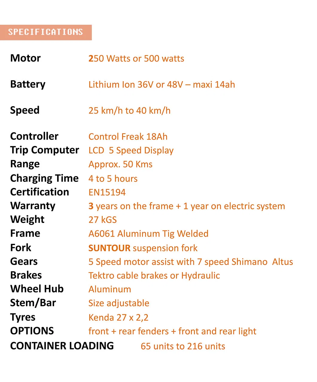 500W Urban Style Ebike with 48V Removable Lithium Battery Electric Bike