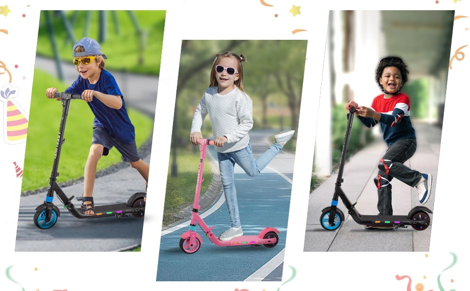 Easy Travel Electric Scooter 6-12 Years Old Child Electric Scooter 10km Endurance