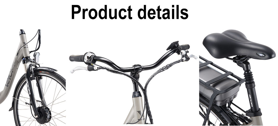 Step Thru 500W Removable Battery Rear Motor Electric City Bike