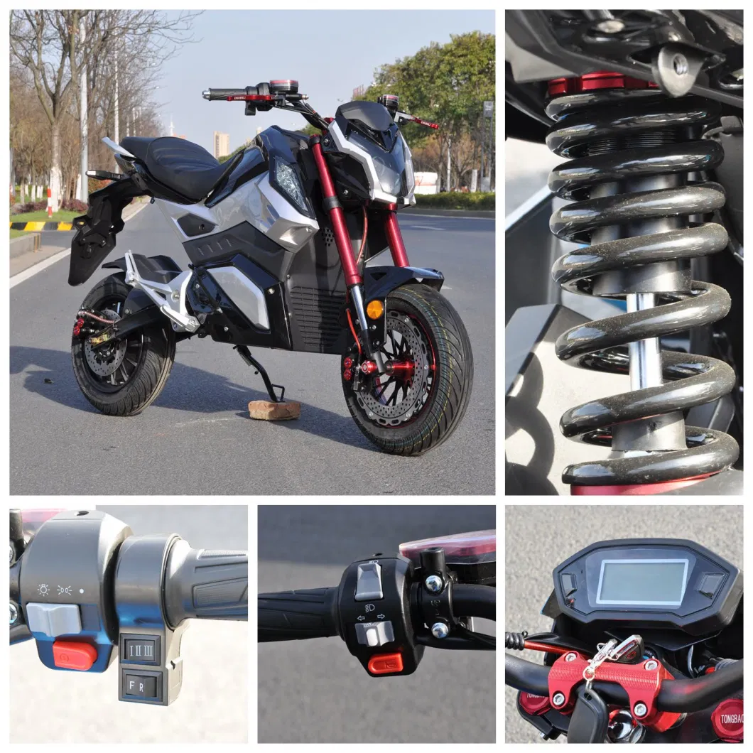 Customized Color 2000W Two Wheel EEC Electric Scooter with Lithium Battery Moped Electric Scooter