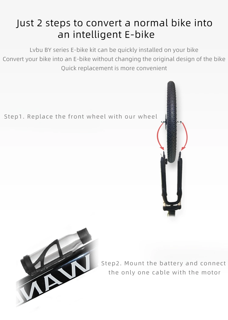 Lvbu Wheel By20d Front Wheel Bike Conversion Electric Bike Kit E-Bike Motor Kit