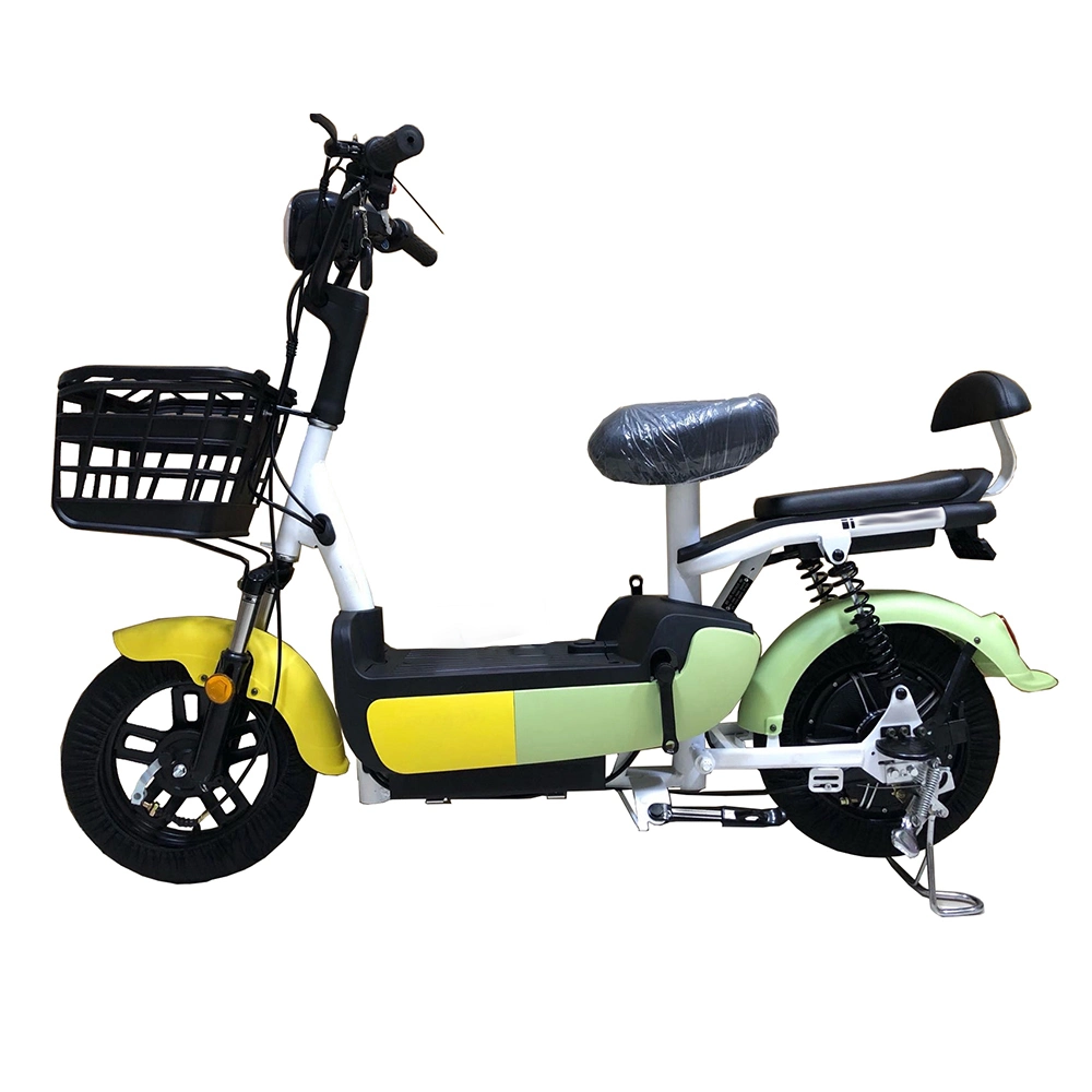 250W 48V 12ah City Pedal Electric Scooter 14 Inch Vacuum Tire Adult Electric Bike