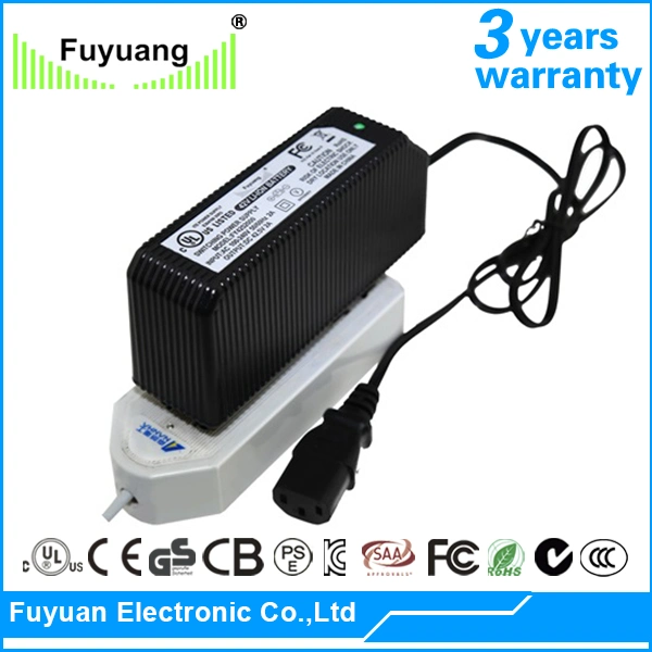 Fuyuang 3 Years Warranty CE Listed Fanless 24V 29.4V 2.5A E Bike Scooter Golf Cart Bicycle Lithium Li Ion Battery Charger
