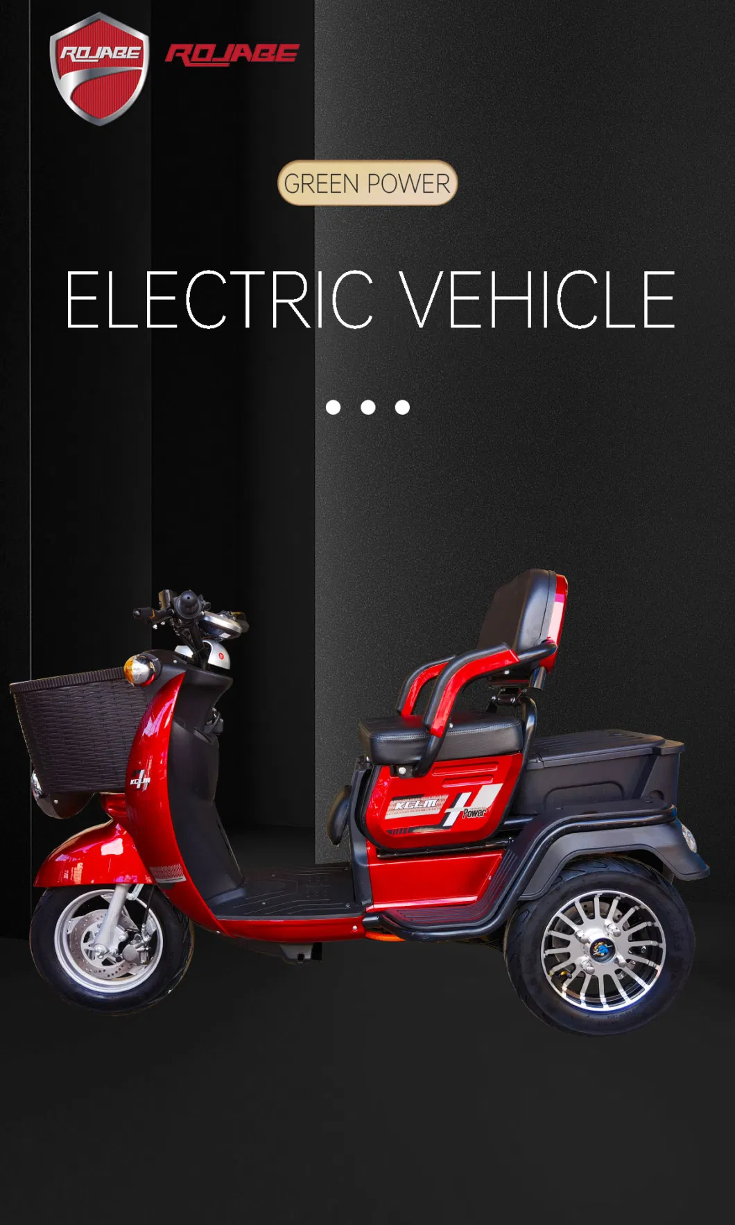 Wholesale China New Design Electric Scooter Motor Tricycle Motorcycle Bike Vehicle