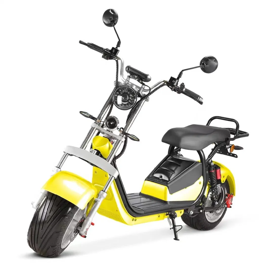 Electric Scooter with off Road Fat Tire Electric Citycoco 1500W with Removable Lithium Battery for Adults