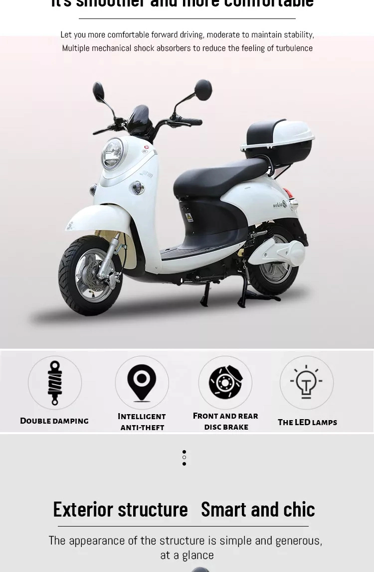 Hot Sale Manufacturer Supplying 1000W 1200W 1500W Adult Electric Motorcycle for Sale