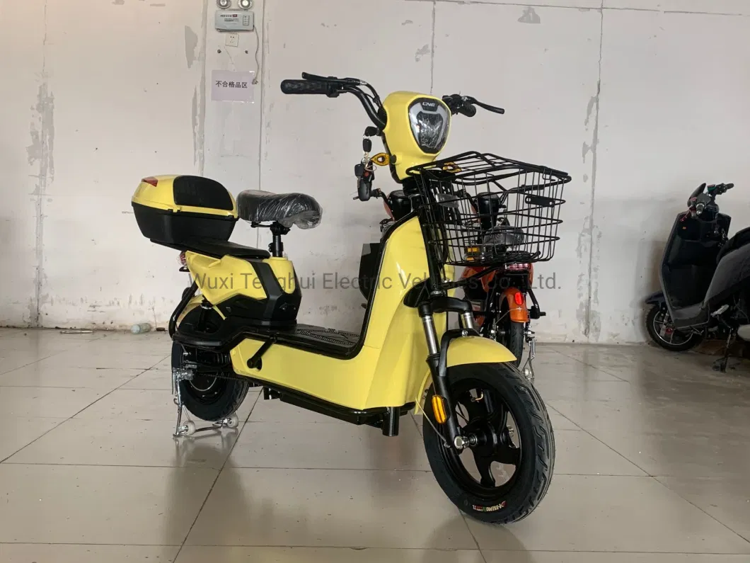 Hot Sale CKD Luxury 350W 2 Wheel Electric Bike Scooter/Electric Moped with Pedals Motorcycle Electric Scooter