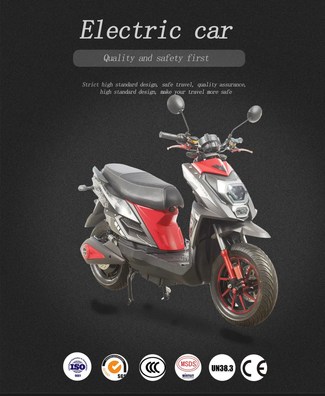 China Wholesale High Quality Adult Electric Motorbike
