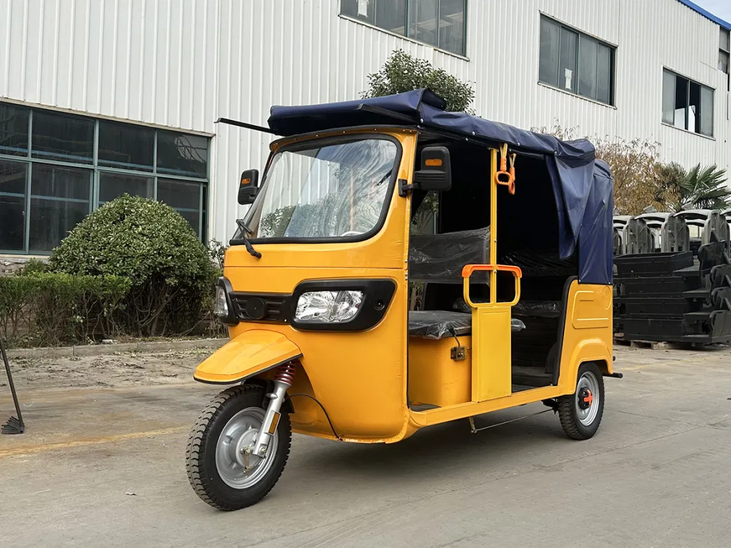 Meidi Factory 2023 Bajaj 100km Long Range Tuk Tuk India Model Passenger Tricycle Motorcycle 3 Wheel Mobility Auto Rickshaw for Sale