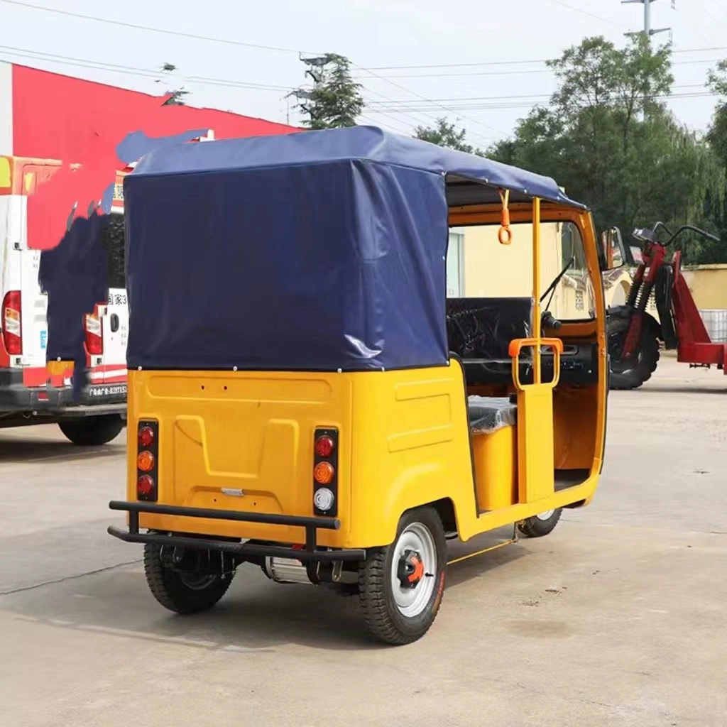 Meidi Motorcycle 3-Wheel Mobility Rickshaw Bajaj Passenger Tuktuk 100km Long Range Electric Tricycle