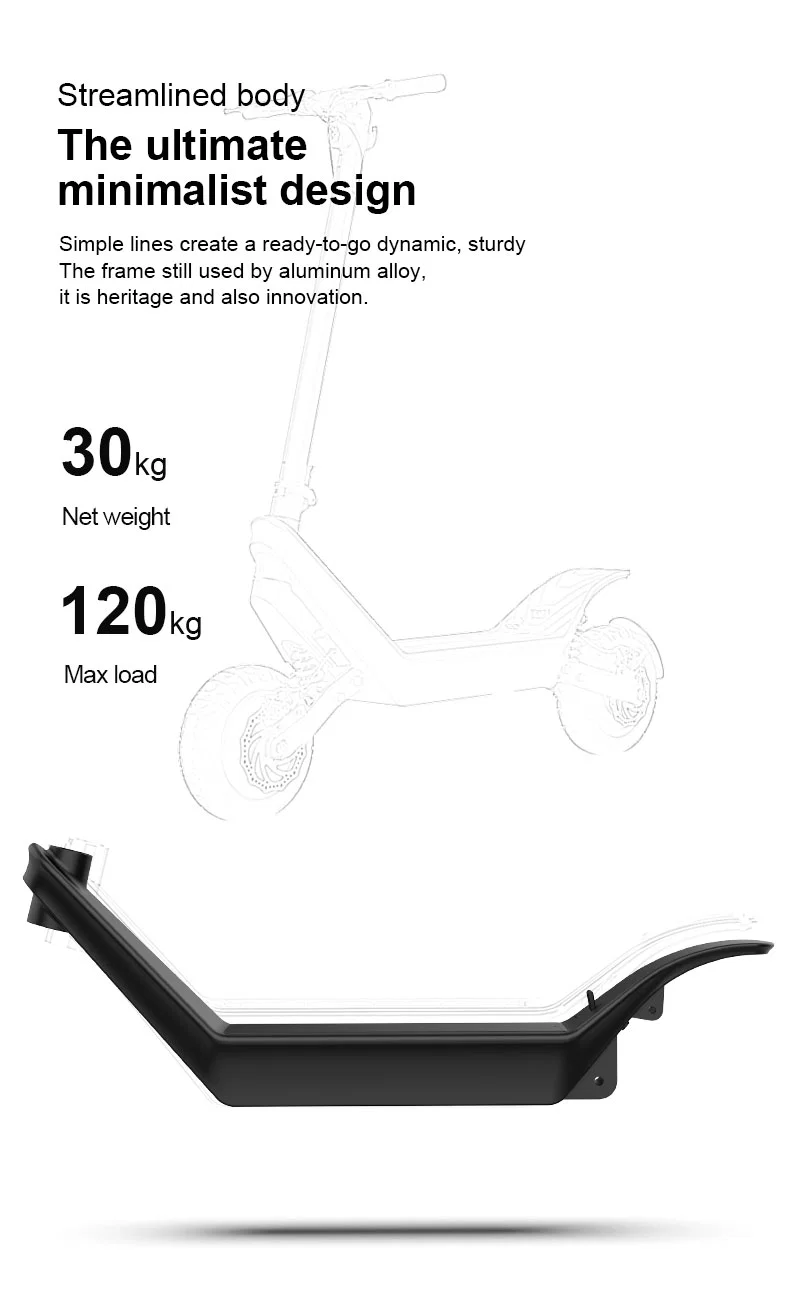 Strong off-Road Performance Folding Electric Scooter High Power and High Endurance Electric Scooter
