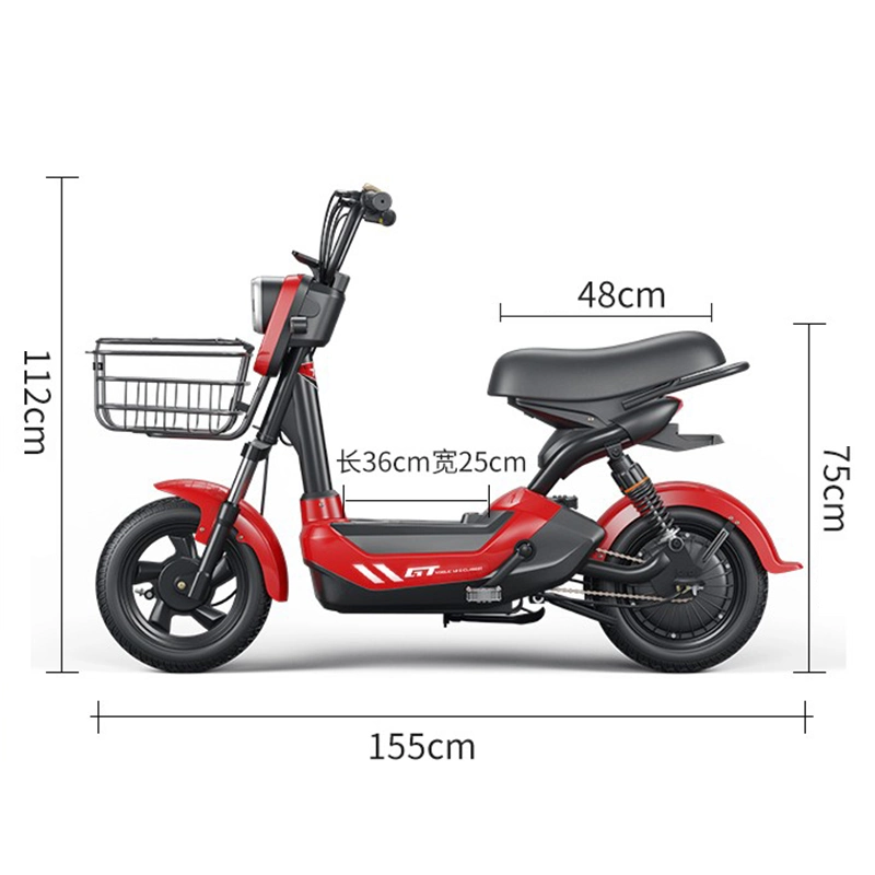 2023 New Pedal 48V High-Speed Electric Vehicle Electric Scooter E-Bike Rides 50 Km 60km Electric City Bike