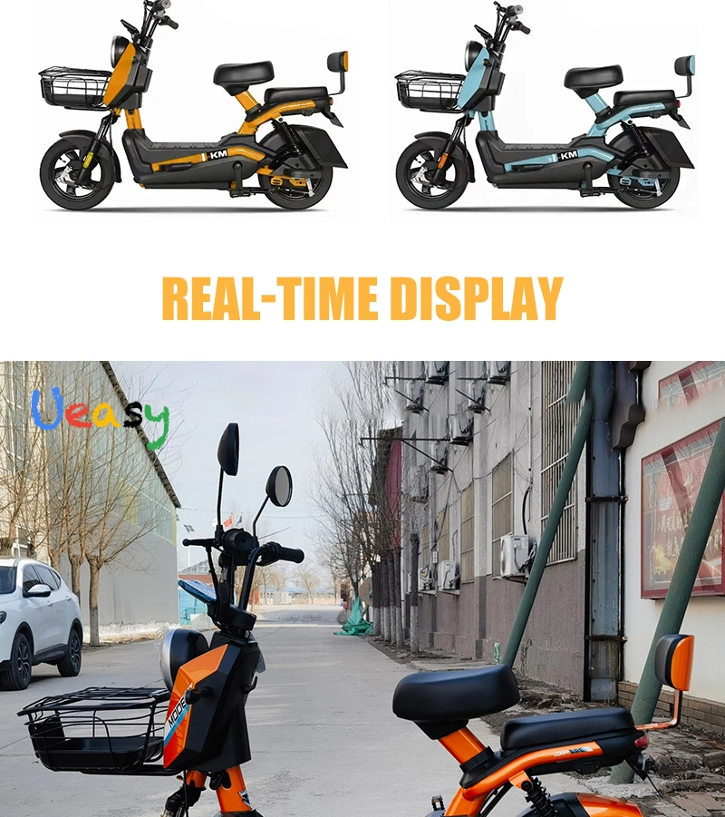 China New Type Electric Scooter 2 Seater 48V 350W/500W Electric City Bike EV Bike E Cycle Electric Bicycle Without Battery