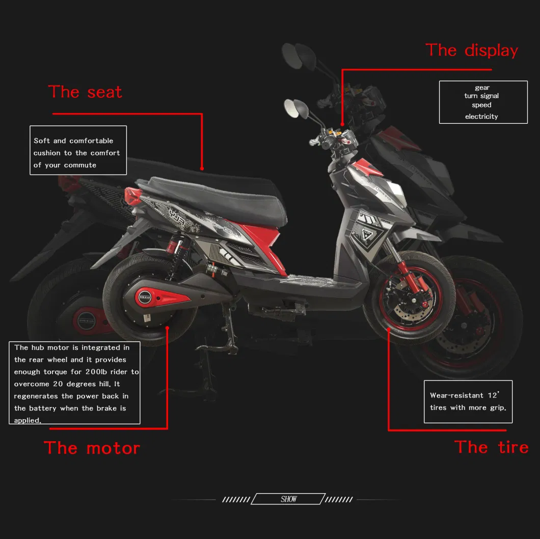 Adult City Bike Mobility Scooter 3000W Electric Scooter