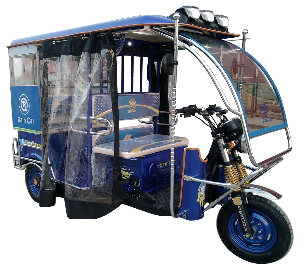 Motorized Auto Rickshaw Three Wheel Electric Tricycles
