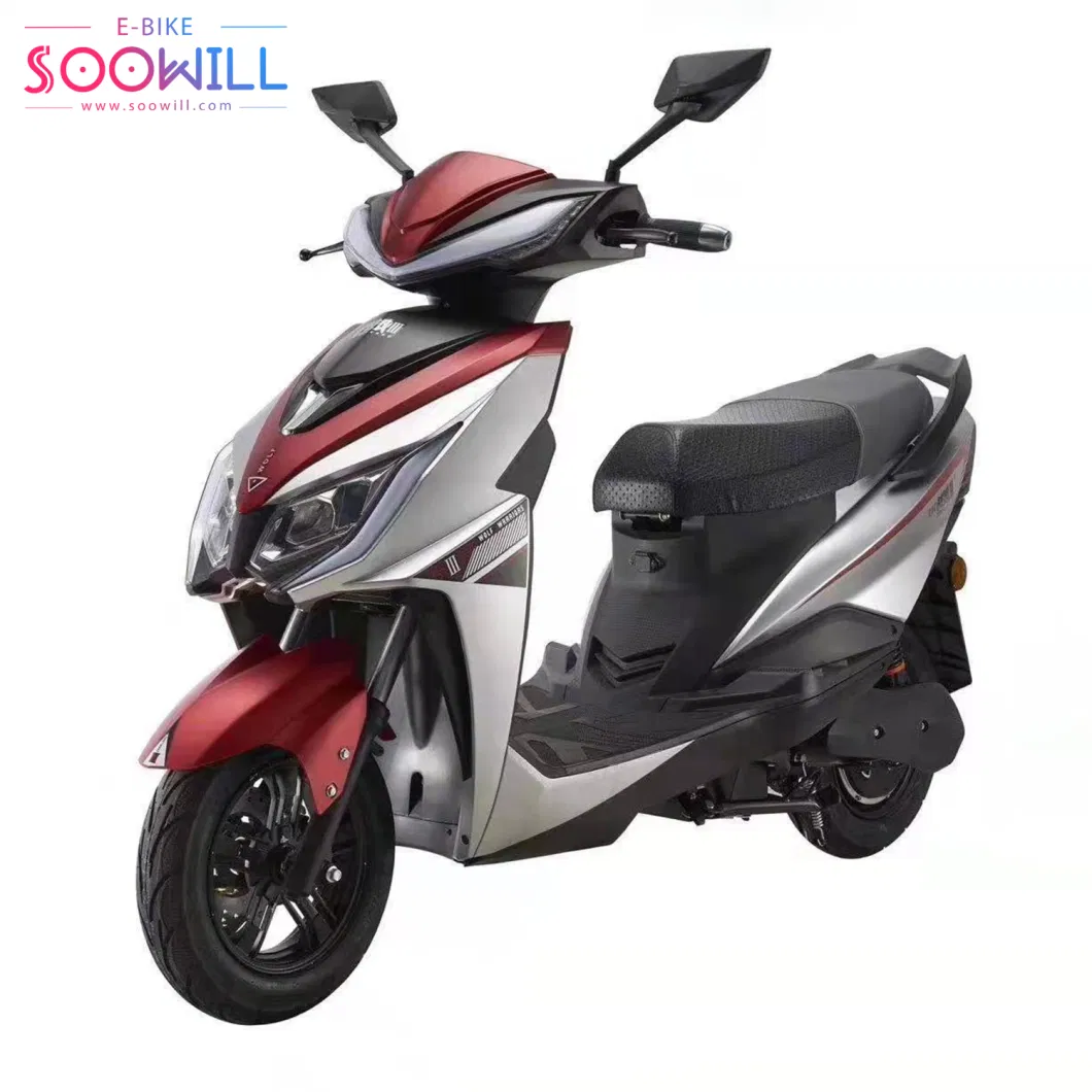 10000W Electric Motorcycle EEC Fashion Scooter E-Bike Scooty with 72V160ah Lithium Battery R1