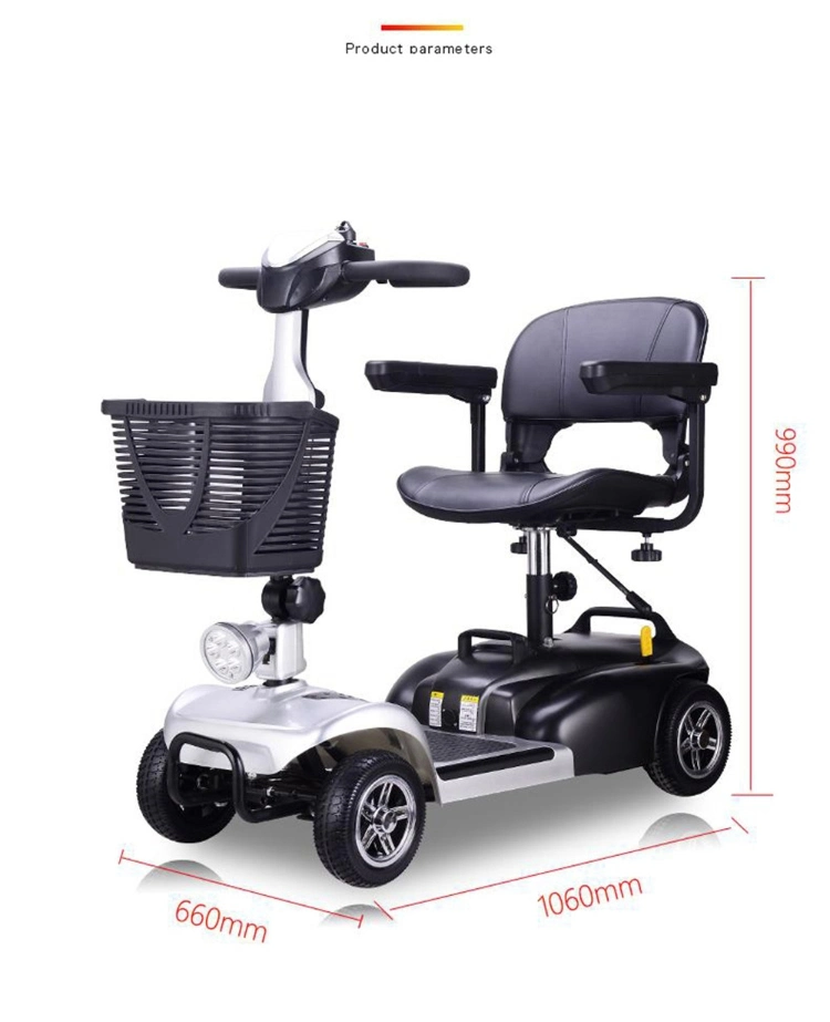 Handicapped 4 Wheels Mobility Scooter for Elder People