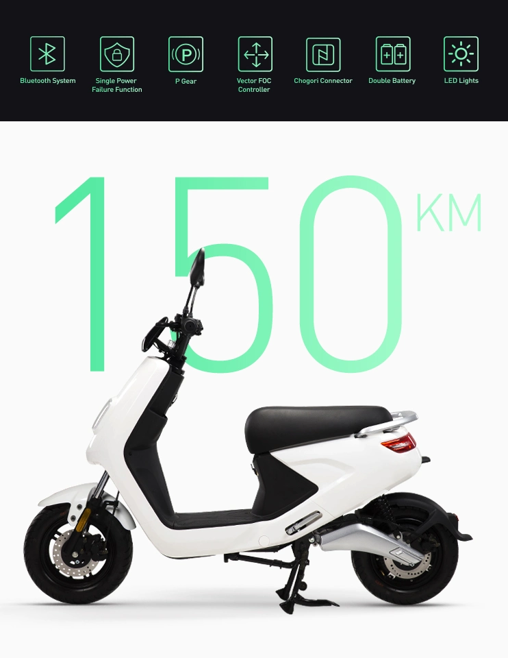Lvneng EEC Adult 60V26ah 150km Electric Bike Scooter 2000W Electric Motorcycle for Adult