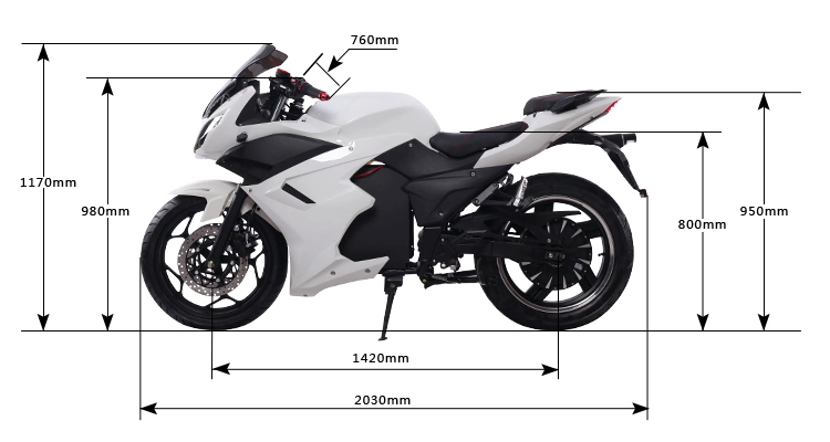 10000W 72V120A Lithium Battery Adult Electric Motorcycle Super Long Endurance Cross-Country Motorcycle