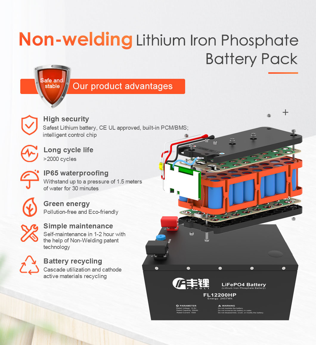 Fengli Factory Price 60V 24ah Citycoco Lithium Battery for Electric Mobility Scooter, Motorcycle Customize