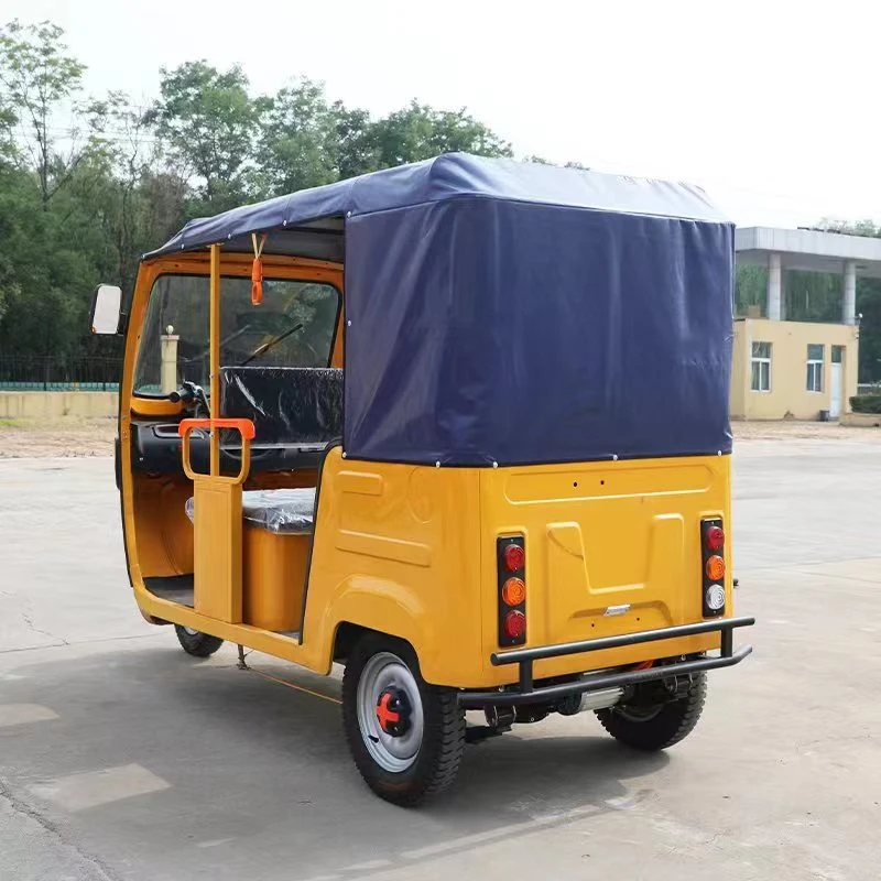 Meidi Motorcycle 3-Wheel Mobility Rickshaw Bajaj Passenger Tuktuk 100km Long Range Electric Tricycle
