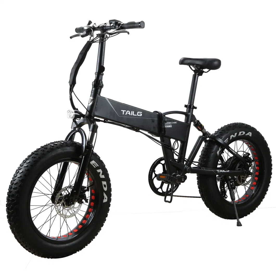 20&quot; Folding Fat Tyre Electric Bicycle with Lithium Battery