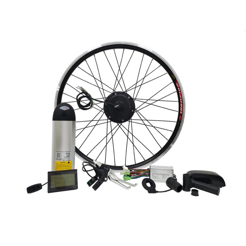 16inch-29inch Electric Bike 36V 250W Hub Motor Conversion Kit with Bottle Battery