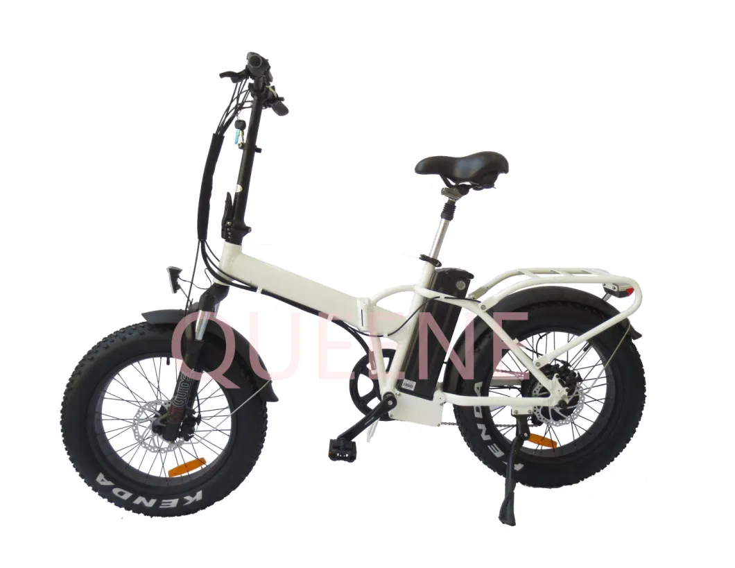 Queene 48V Bafng Motor Adjustable Fat Tire Electric Bike Ebike Folding Electric Bicycle Bicicleta