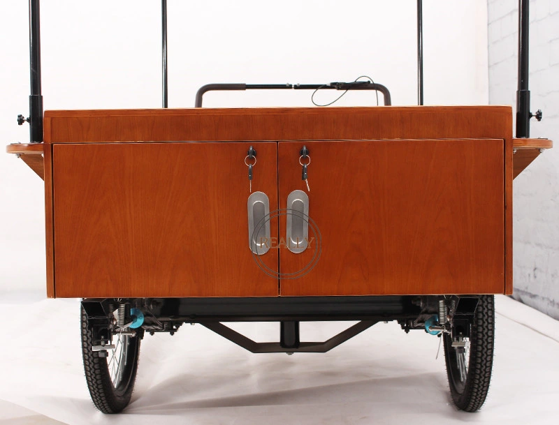 2022 Retro Coffee Cargo Bike Mobile Business Vending Food Carts Electric Adults Tricycle