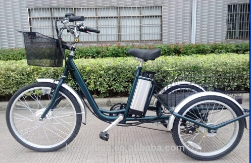 250W/350W/500W 3 Wheel Classic Adult Electric Tricycle with En 15194 Certification