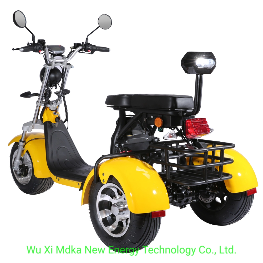 Mdka Three Wheels Big Tire Trike ATV Adult Tricycle Citycoco 3 Wheel Electric Scooter 150