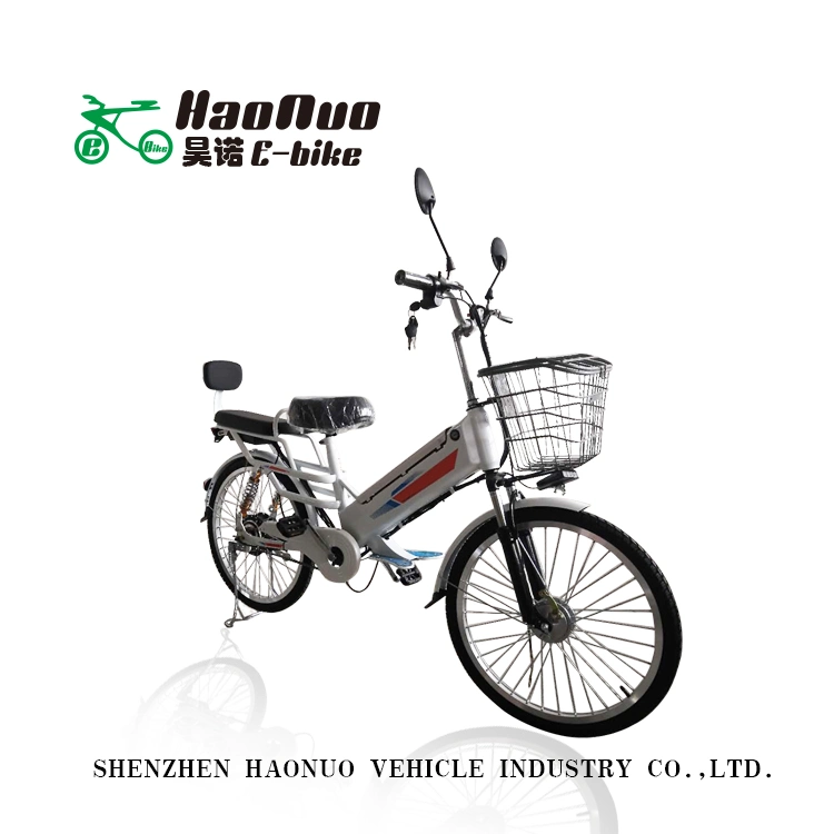 24 Inch 48V 500watt Gear Motor Chinese Cities Electric Bicycle for Sale