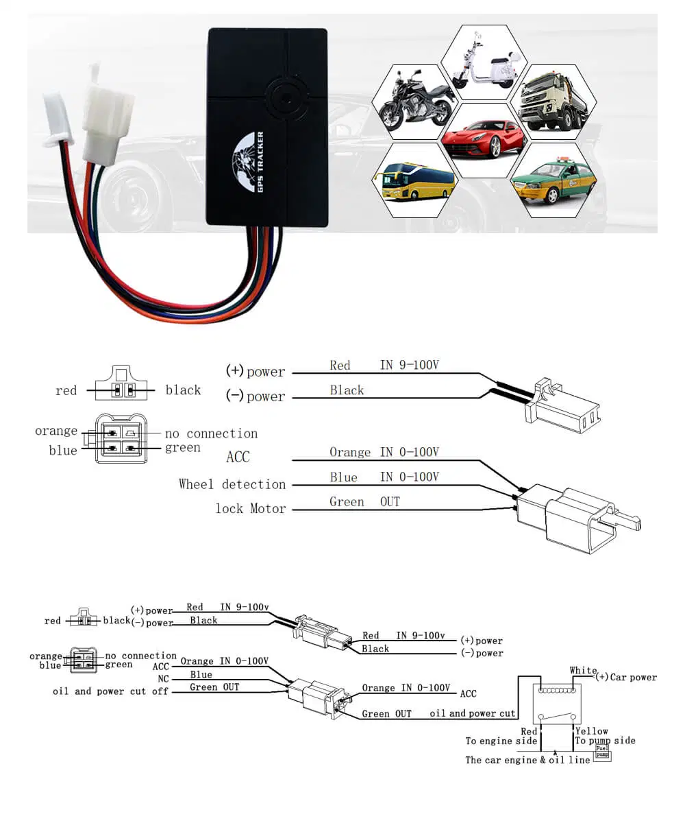 Electric Bicycle GPS Tracker E-Bike Real Time Positioning Locator