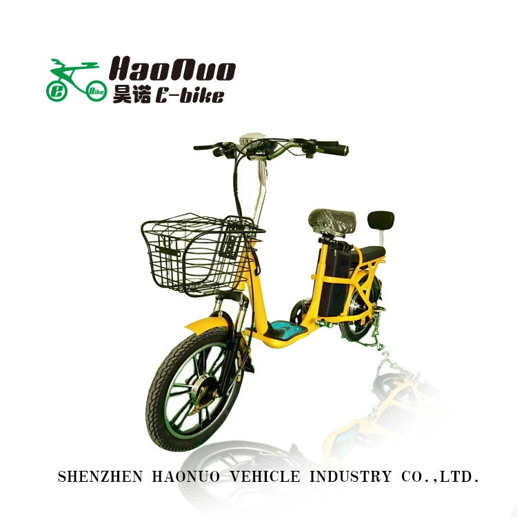 2023 Max Speed 35km 16 Inch 48V 350watt Electric Bike with Pedal for Lady